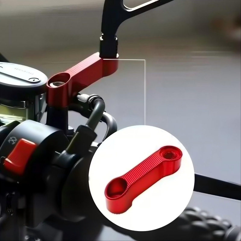 Motorcycle and Electric Vehicle Modified Reflector Mirror Bracket, Rearview Mirror Extension and Widening Bracket Accessories