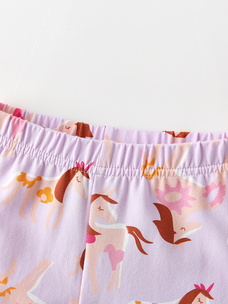 Pantalones de niñas malwee transfronterizos otoño y invierno nuevos pantalones de cintura elástica para niños europeos y medianos lindos leggings para niñas image 2