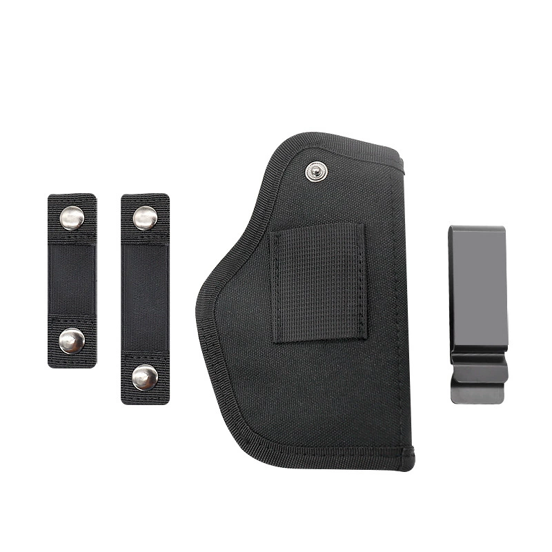 Скрытый гужной кобура (Glock) быстродел IWB клип, компактный дорожный носитель, черный/зеленый