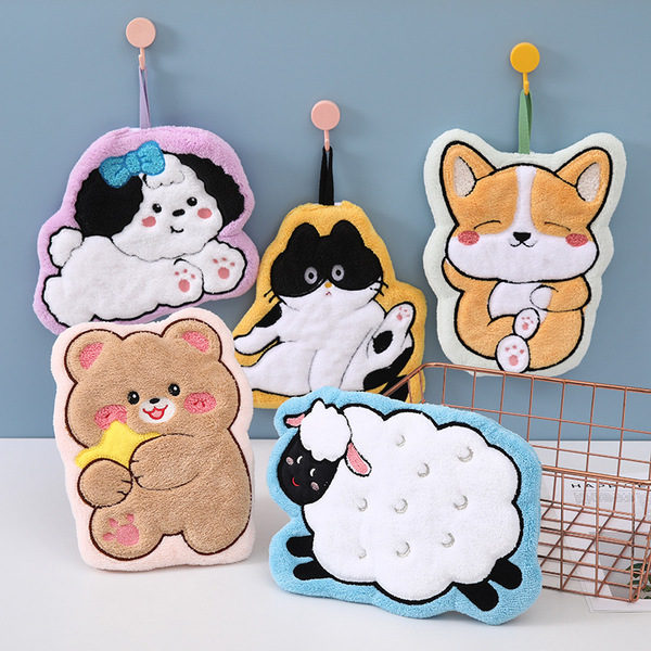Children's towel with animals