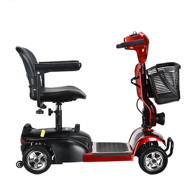 Qatlanan elektrik velosipedlər Scooter Four-Wheel Electric Disabled