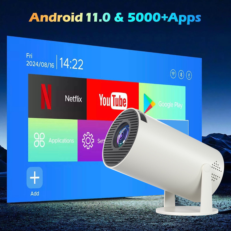 电商HY300投影仪projector投影机投影儀原厂现货高清便携|undefined