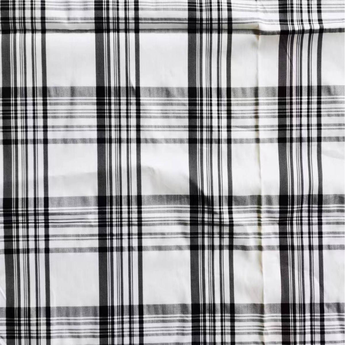 全涤印花格纹涤塔夫防水服装里料 涤塔夫现货羽绒服运动户外面料