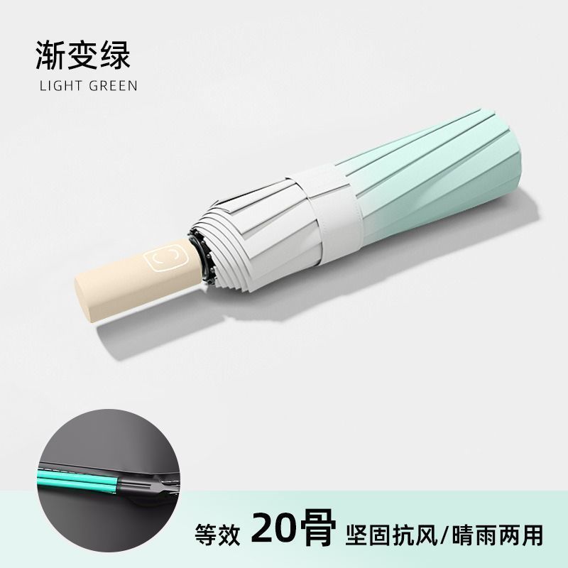雨伞60骨自动大号森系女学生折叠伞韩版双人防晒晴雨两用太阳伞|undefined