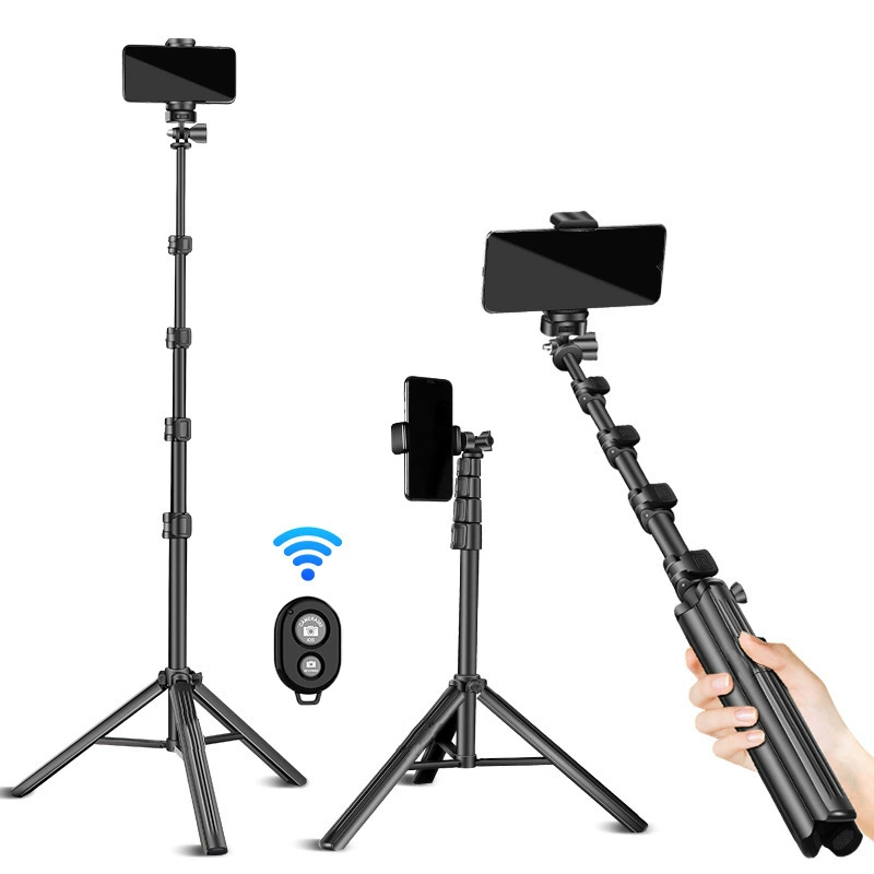 Adjustable tripod, mobile phone, camera, tubing, (Physicals), 1.6m, bluetooth