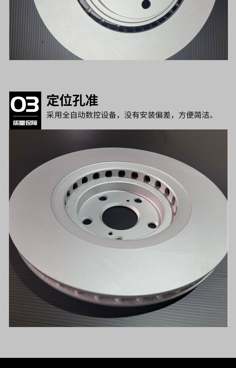 Suitable for Lexus RX350 and Guangqi Toyota Highlander front wheel brake discs, Jiaomeite craft brake discs