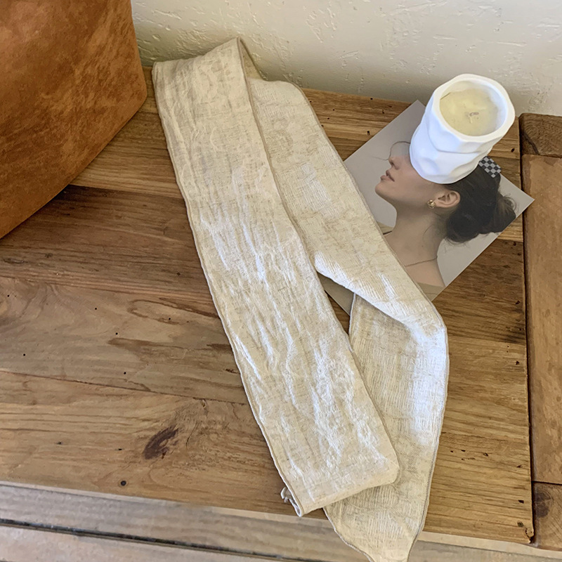 Pañuelo de seda, tira larga, estampado de alta calidad, bolso atado, decoración de cinta, accesorios de regalo, pañuelo de seda, estilo antiguo, diadema al por mayor