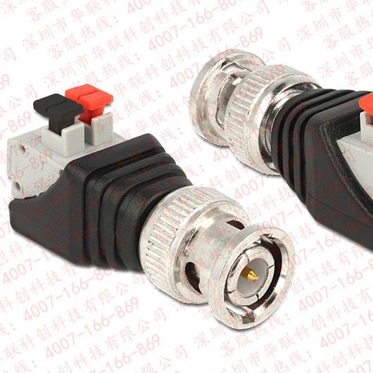 BNC 转接头弹簧式BNC母转接头BNC female PLUG 安防监控行业专用
