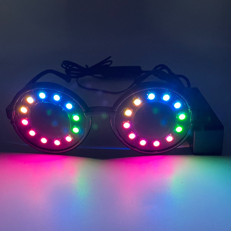 #588 螺旋LED眼镜（APP蓝牙控制）