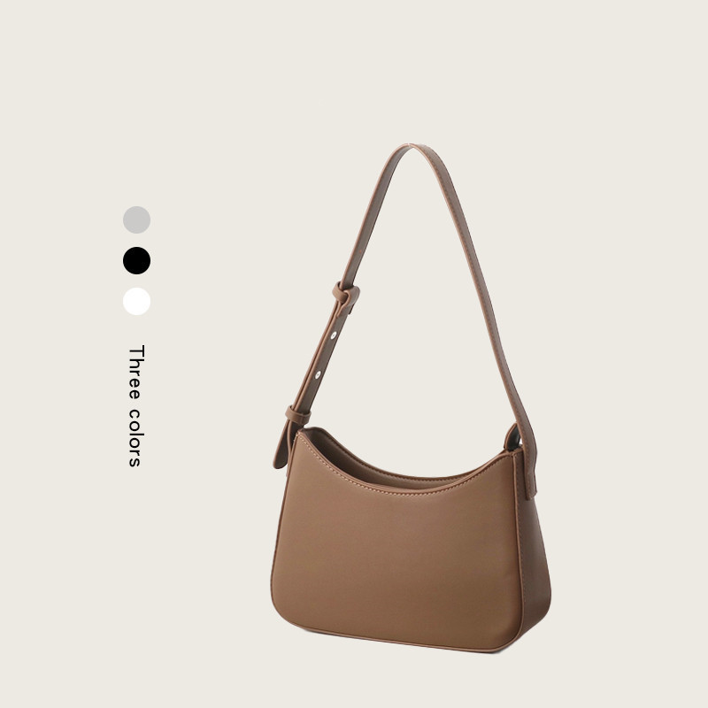 Cross-border bag women's spring and summer new niche single shoulder handbag fashion high-end sense small square bag PU underarm bag women