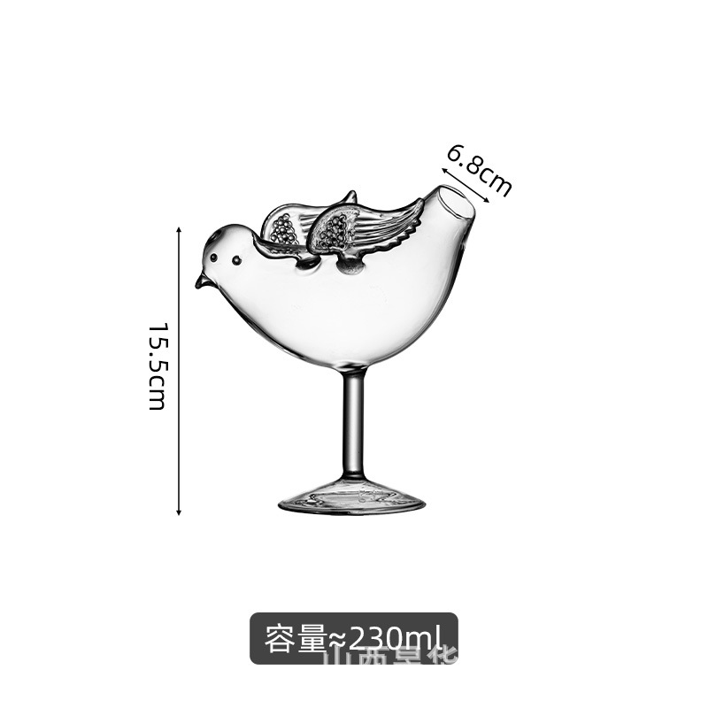 Copa de cóctel borosilicato Navidad sola caja ELK taza alta color valor bar red vino creativo