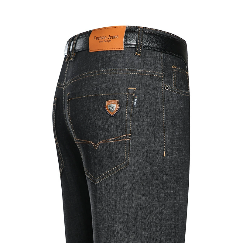 Thin jeans, elastic classic suit jacket, casual trousers, loose straight fit, high waist
