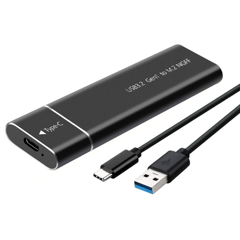 M.2 NGFF solid-state SATA protocol SSD to Type-c interface USB3.1 external mobile hard disk box