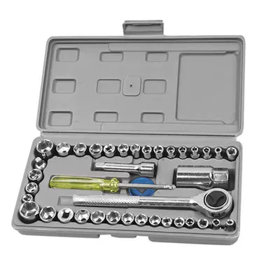 Mühərrik tənzimləmə alətləri | Combination Tool Box Collection - 40-piece-set