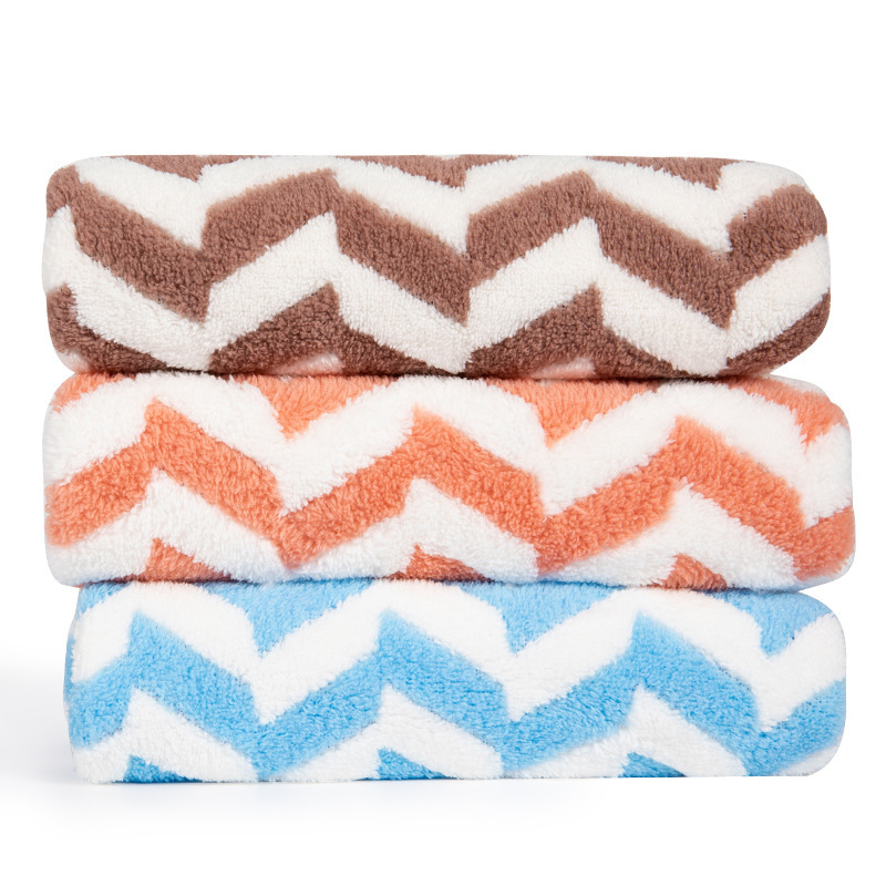 Toallas de coral al por mayor toallas de limpieza facial para adultos toallas suaves absorbentes de agua se pueden bordar toallas de regalo de hotel de supermercado