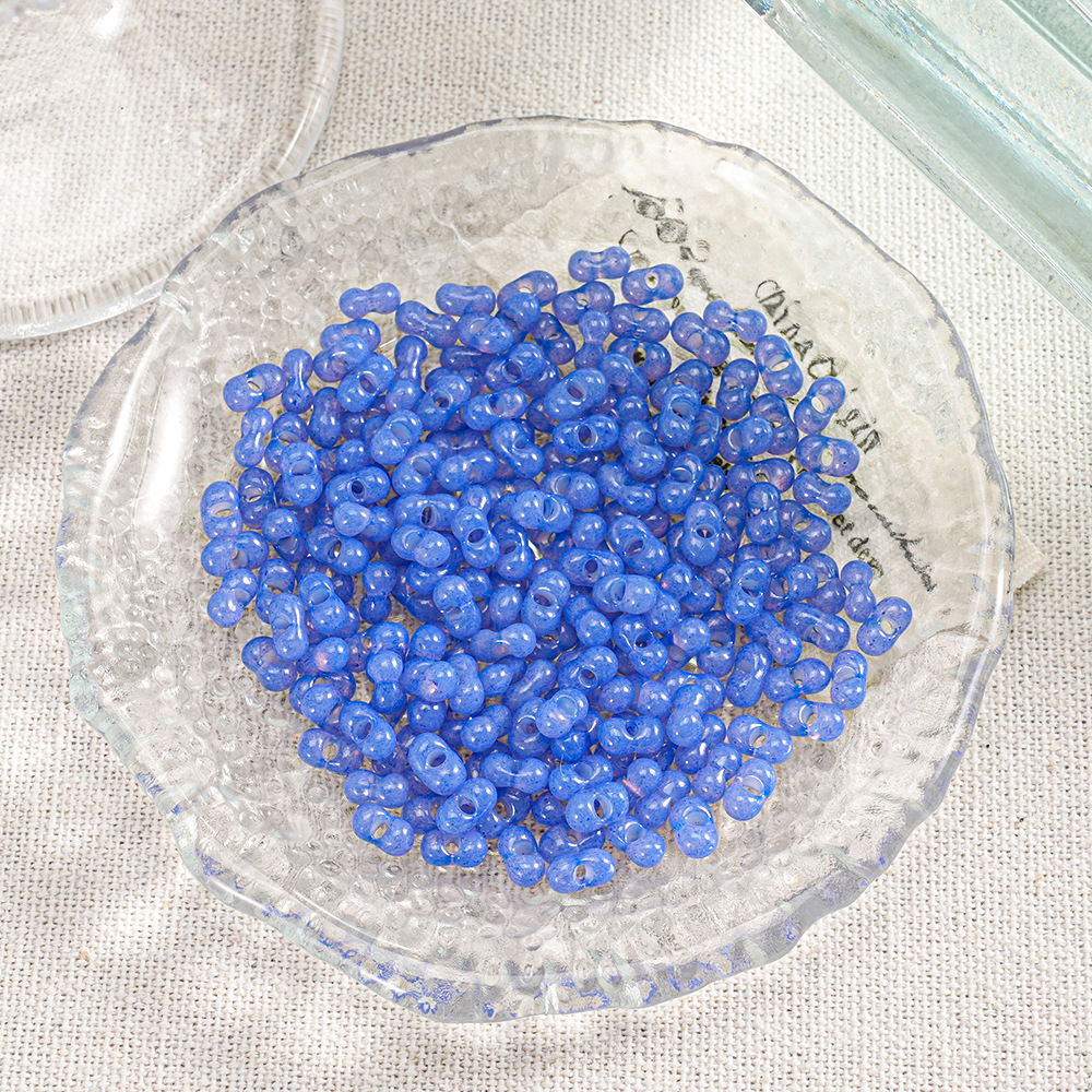 【400 piezas 2 botellas】Cuentas Xiaozi, cuentas sueltas, cuentas para pulseras, material para cuentas, cuentas espaciadoras de 3 mm, accesorios para cadena de teléfono DIY