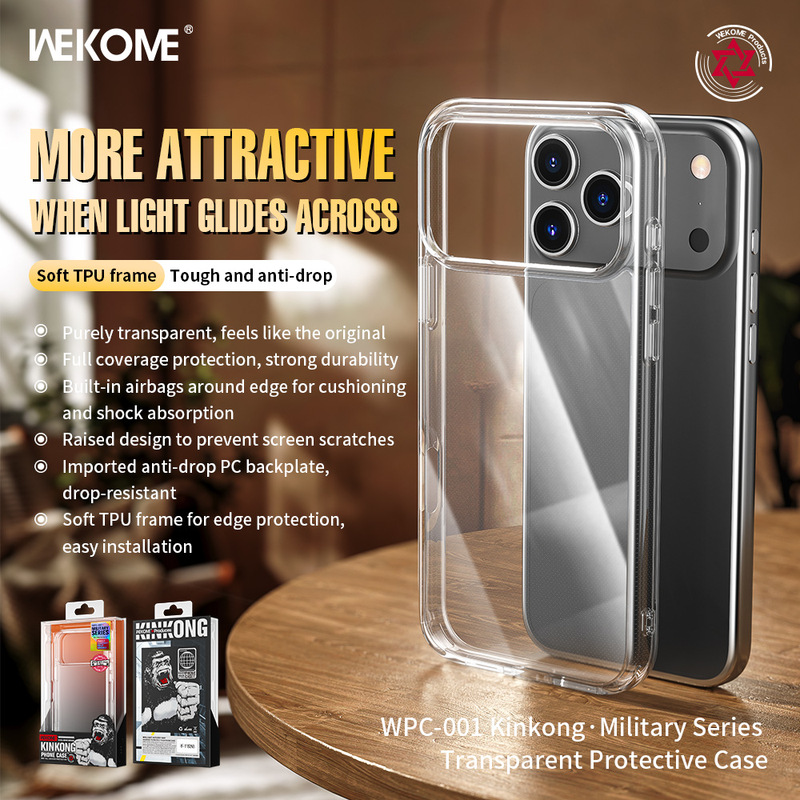 WEKOME 軍用耐衝撃・耐傷性携帯電話保護ケース Apple 17pro MAX対応 TPUフルカバー保護ケース16|undefined