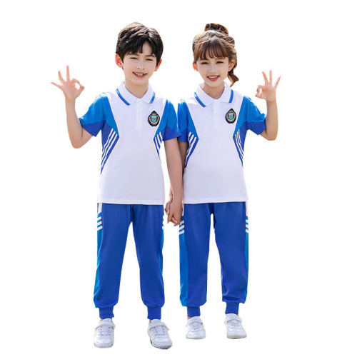 Preschooler/Kindergarten/Primary School Student/Children's Parent-Child Outfits for School Sports Day: Short Sleeve T-Shirts and Pants, School Uniform Sports Wear Sets