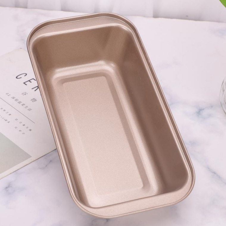 Herramienta de hornear curling Toast Box rectangular de acero al carbono no stick tostado caja de pan pastel hornear tostadora caja