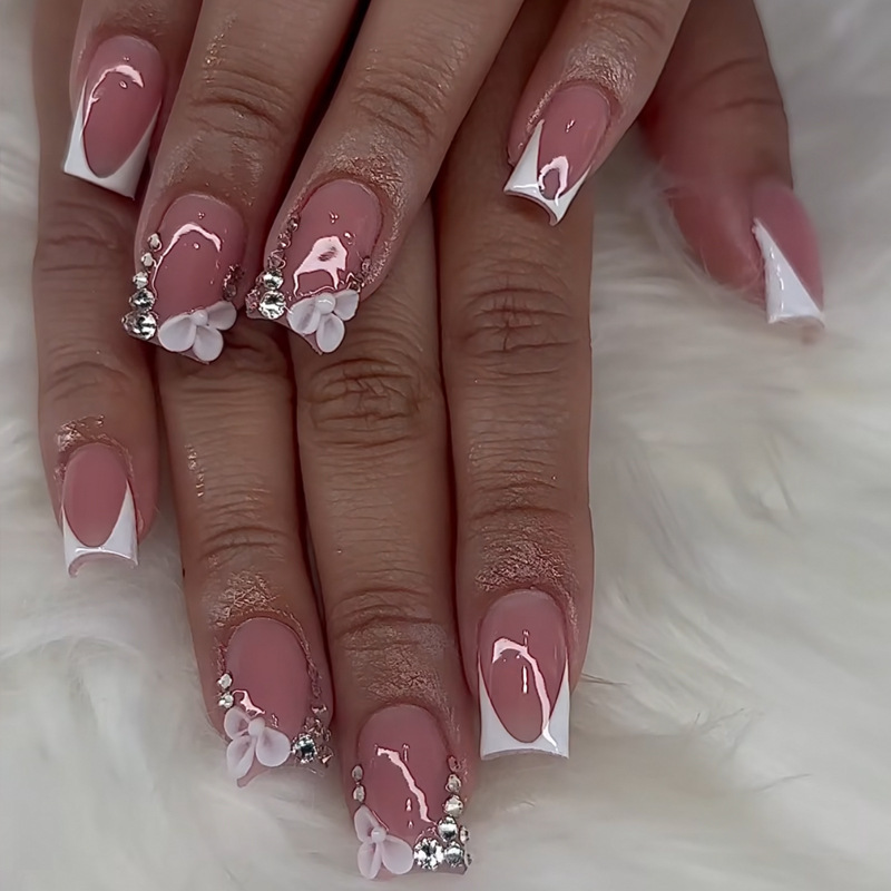 BZ1431 다이아몬드 엣지 화이트 페더