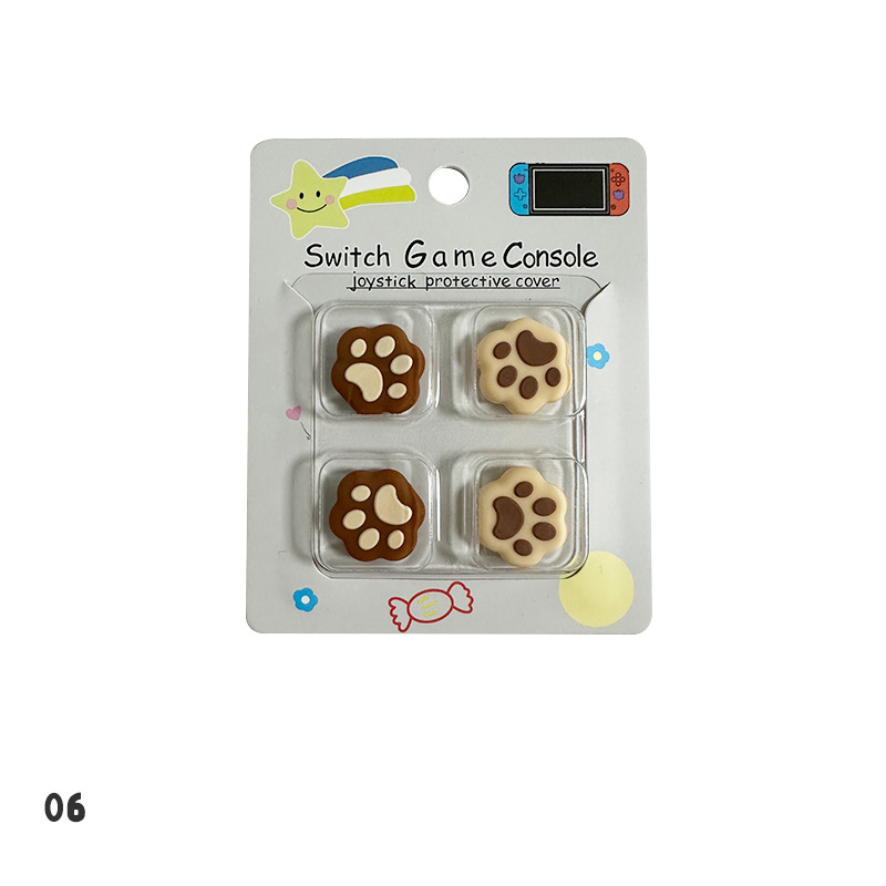 Tapa basculante de silicona de Nintendo Switch de dibujos animados NS Lite tapa basculante tapa protectora mango tapa protectora basculante