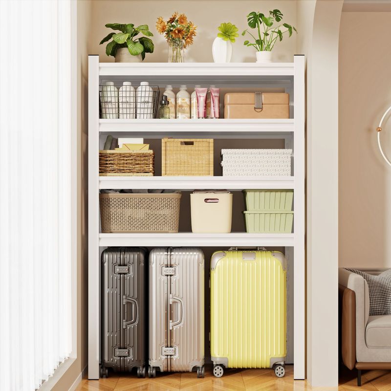 Space-Down Suitcase Storage Rack Household Storage Rack Balcony Washing Machine Rack Kitchen High Rack Wall Storage