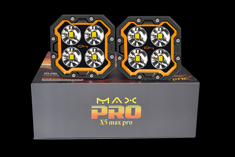 New Square-Shaped High-Power Automotive Work Light with Drl Mode, Modified for Off-Road Vehicles and Truck Headlights