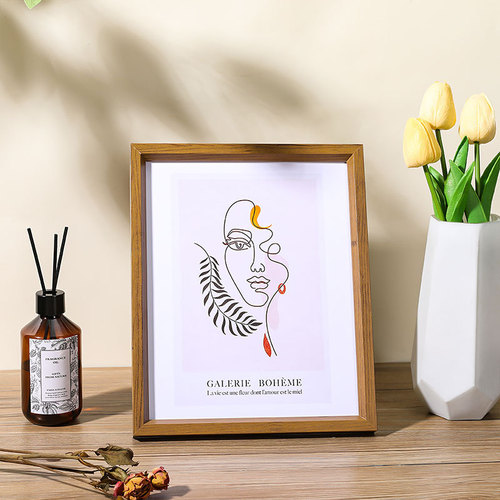 Simple wooden picture frame for table wholesale 5-inch 6-inch 7-inch 8-inch 10-inch A4 creative children's picture frame wall painting frame