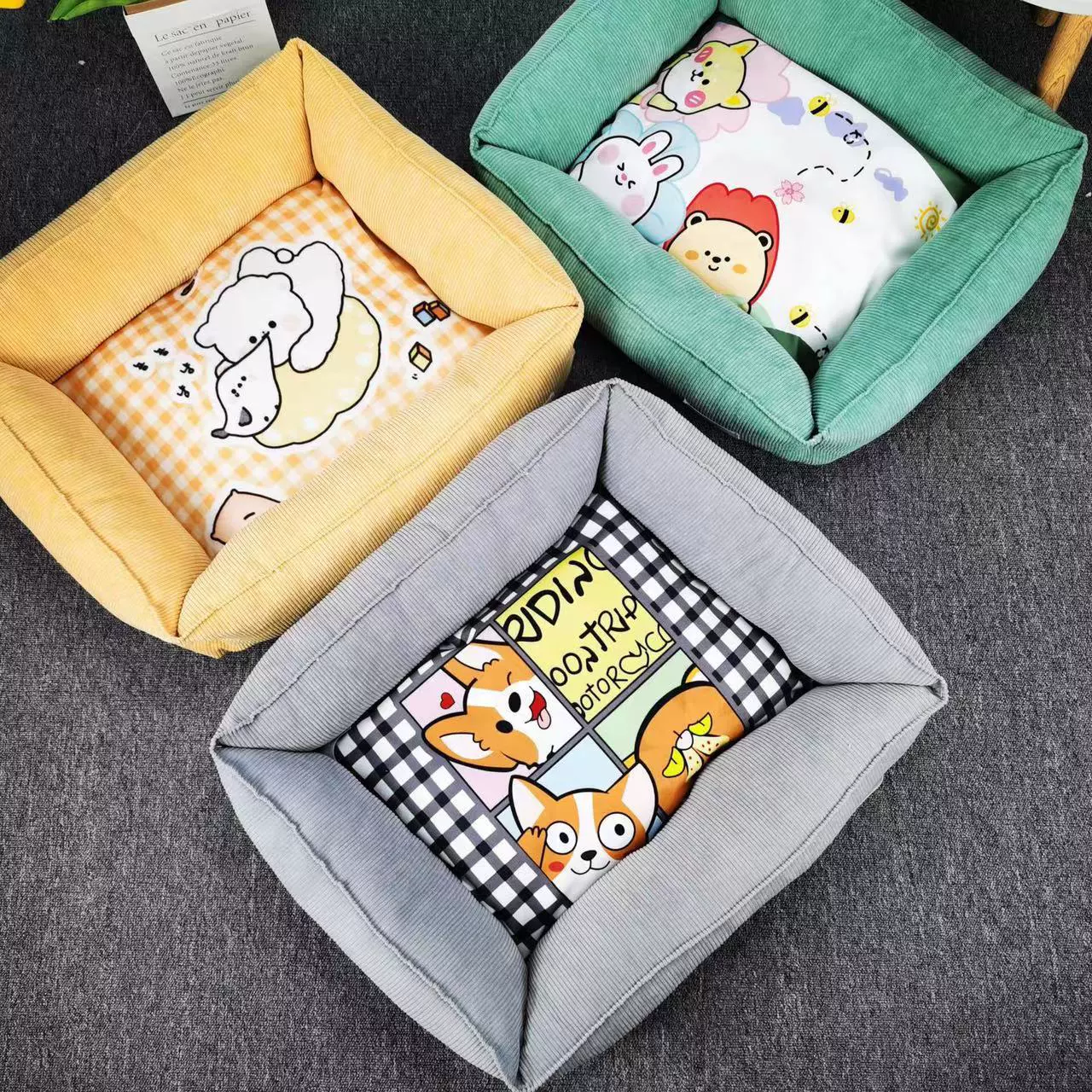 [Одно поколение] котенок питомника питомник домашнее животное маленькая собака зимнее хлопковое гнездо в Тайди, чем собака панды Генеральный