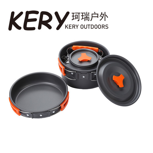 Outdoor Camping Pot Set 1.1L Portable Camp Pot, Best Selling on Amazon, Direct Manufacturer Sale