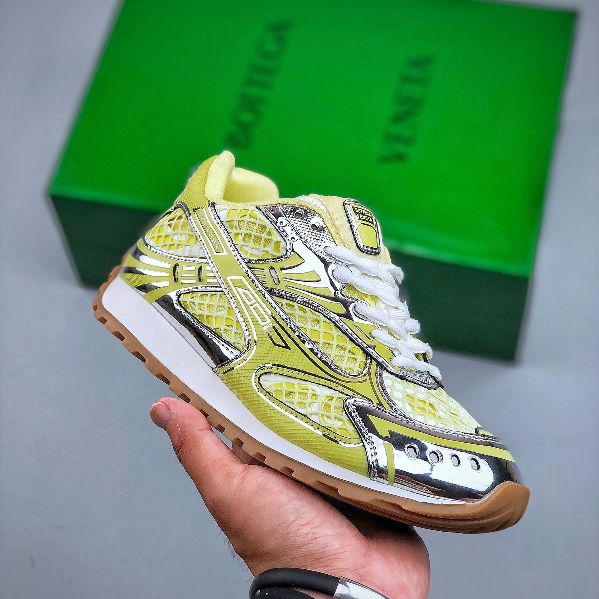 Qadın idman ayaqqabısı, mesh dad sneaker, yüngül altlıq