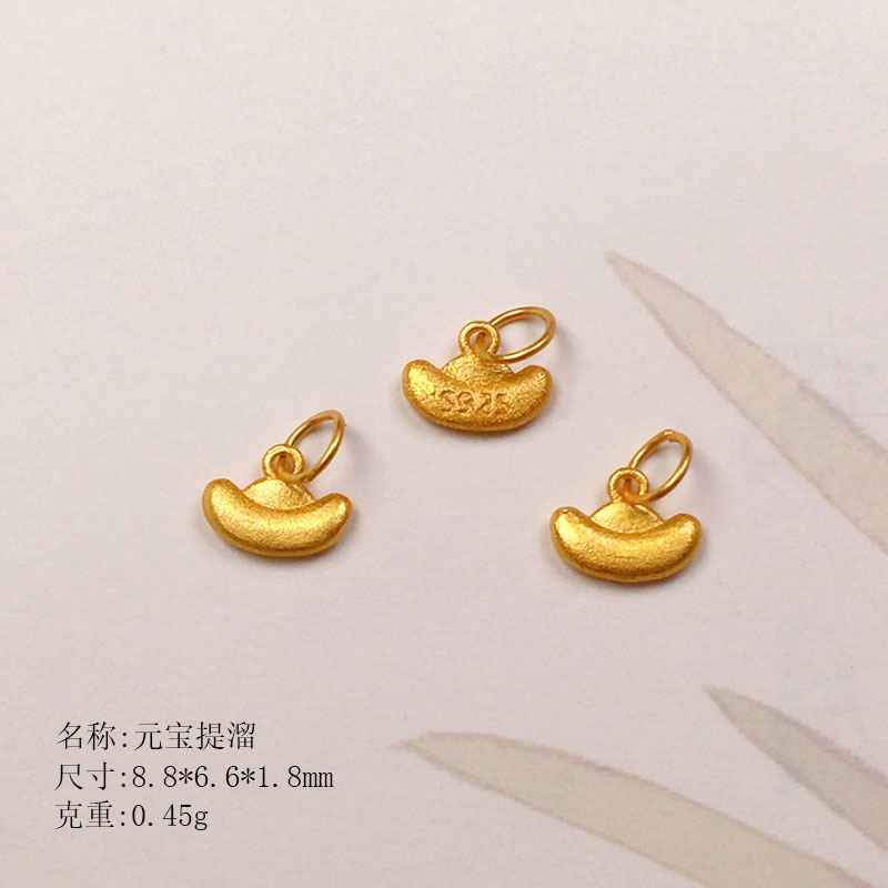 S925 Silver Gold-Plated Flower-Shaped Pendant with Five Wealth Gods Round Charm, DIY Handmade Spacer Beads for Bracelet Accessories