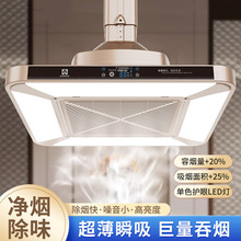 棋牌室吸烟灯直排吸烟神器麻将机空气净化器排烟机麻将灯升降吊灯