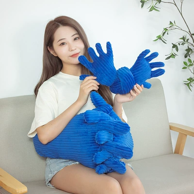 Funny Blue Palm Boyfriend Oyuncaq yastıqlar