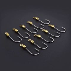 Ise Ni turn ring hook hook type lure sea fishing iron plate fish hook soft and hard bait accessories rotating hook factory wholesale