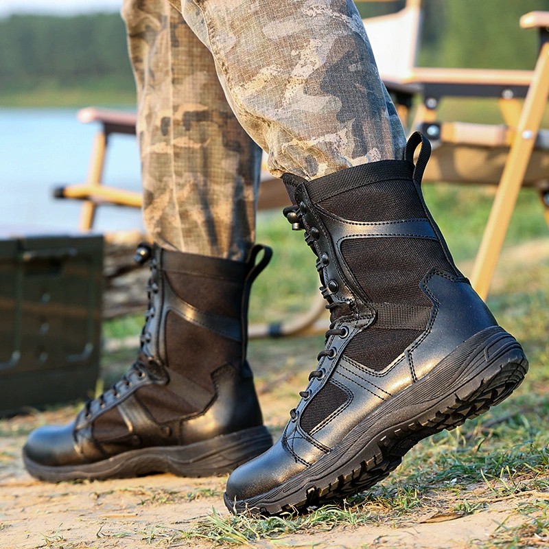 Новые сверхлегкие боевые ботинки Commander Flying Fish второго поколения, мужские высокие женские летние дышащие черные легкие тактические ботинки