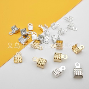 diy jewelry material Golden Silver jewelry leather rope clip clip snakeskin clip package clip wholesale