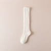 Solid color coral velvet calf milky white