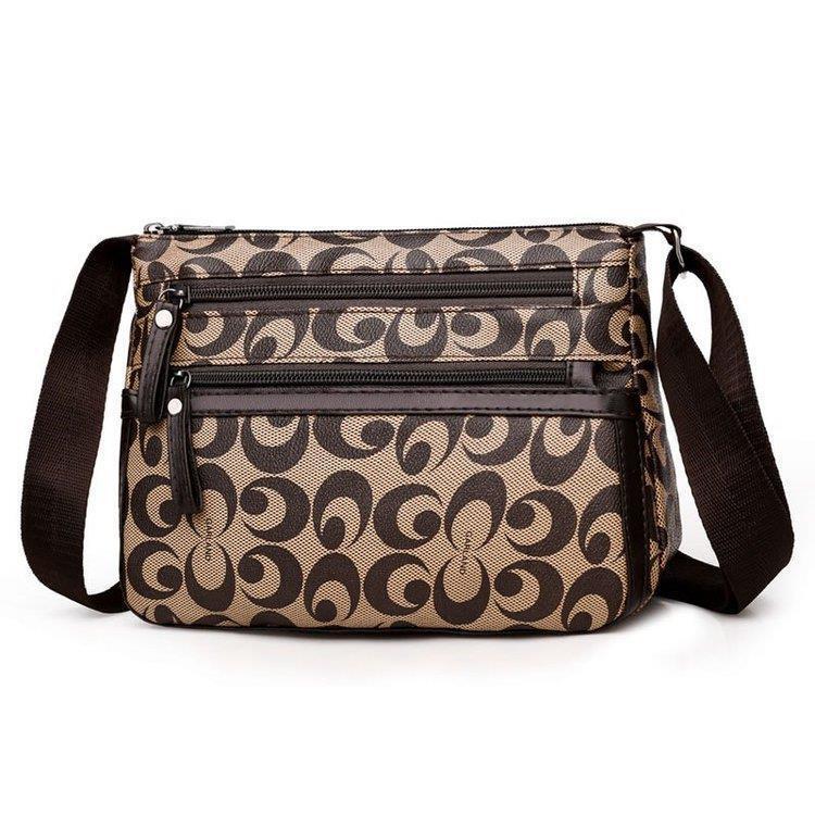 Middle-aged Women's Bag Mother Bag 2021 New Women's Shoulder Bag Multi-layer Crossbody Bag Purse Soft Leather Vegetable Bag