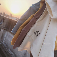 男童純棉短袖休閒2024夏季t恤中小童上衣女寶寶卡通刺繡打底衫潮1