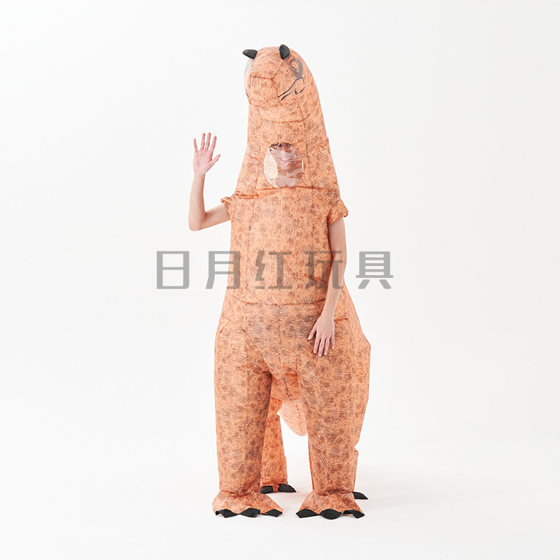 Amazon Spot Halloween Holiday Party Stage Props Funny Performance Costumes Brontosaurus Dinosaur Inflatable Suit
