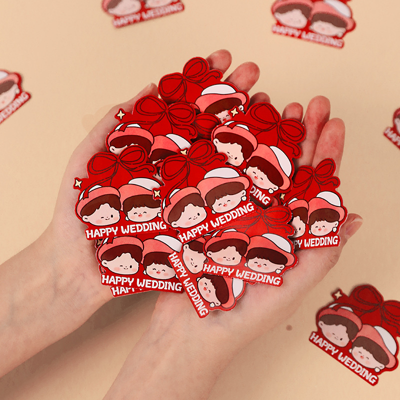 Casamiento creativo decoración de boda mini mano arrojar decoración de la sala de bodas nueva casa bandeja de frutas dibujos animados pequeñas palabras de boda