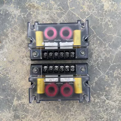 mid-bass and high-pitch speaker | Car horn/tweeter - frequency-divider-pair-single-speaker-universal