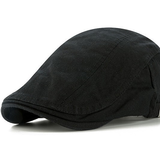 Beret Men's Pure Cotton Monochrome Simple Cap Youth Fashion Forward Cap Middle-aged Casual Hat Wholesale Beret Men's Pure Cotton Monochrome Simple Cap Youth Fashion Forward Cap Middle-aged Casual Hat Wholesale
