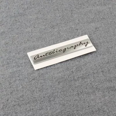 Suitable for Land Rover Range Rover modification, Queen's signature emblem, Genesis Edition limited edition car logo, commemorative rear emblem car sticker (Car logo) - standard-creation-standard-matte-silver-one-piece