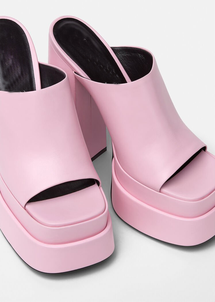 Sandal nữ quai chữ V gót thô đế bệt phong cách xuân hè — Màu đen chi tiết 18