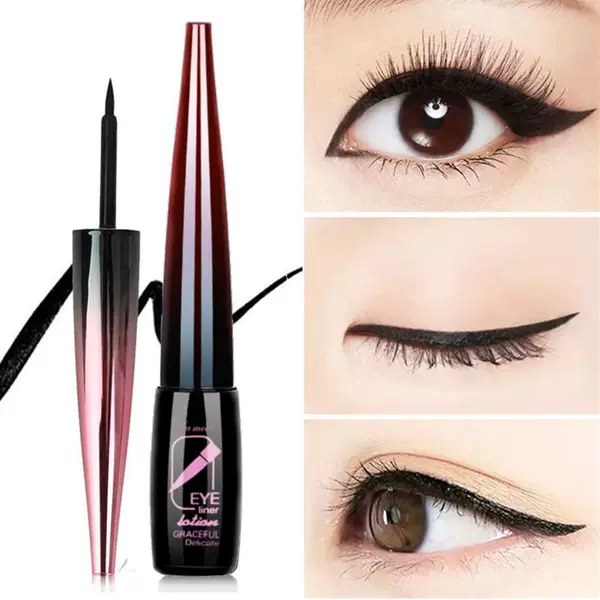 Eyeliner long-lasting waterproof sweat-proof non-smudging non-decolorizing big eye makeup eyeliner pen student beginner HL