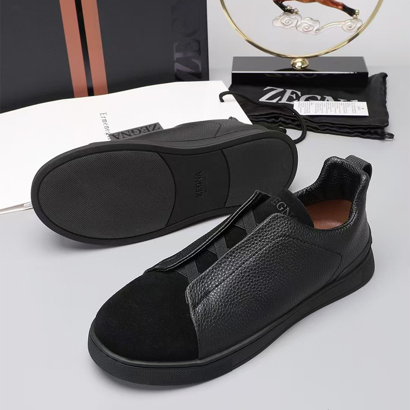 Guangzhou Huojia Men's Shoes, Jiena Men's Shoes, direct supply from the factory, men's lychee pattern suede leather shoes, fashionable trendy shoes