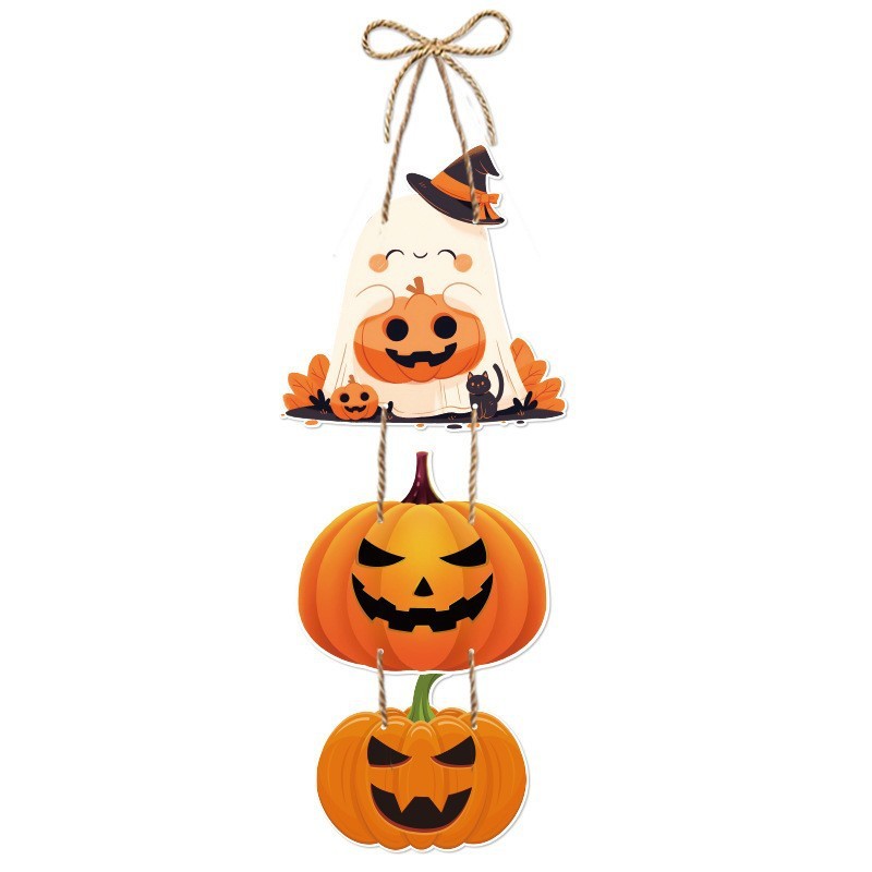 国境を越えた新しいハロウィーンのテーマのパーティー装飾用品ゴーストフェスティバルゴーストカボチャハニカムテーブルデスクトップ装飾品|undefined