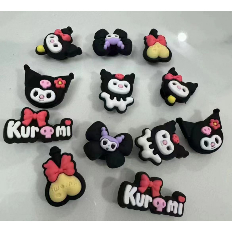 Hoyo Hoyo accesorios de zapatos lindos dibujos animados DIY botones de zapatos floral botones de zapatos accesorios botones de botones accesorios botones de PVC botones de zapatos